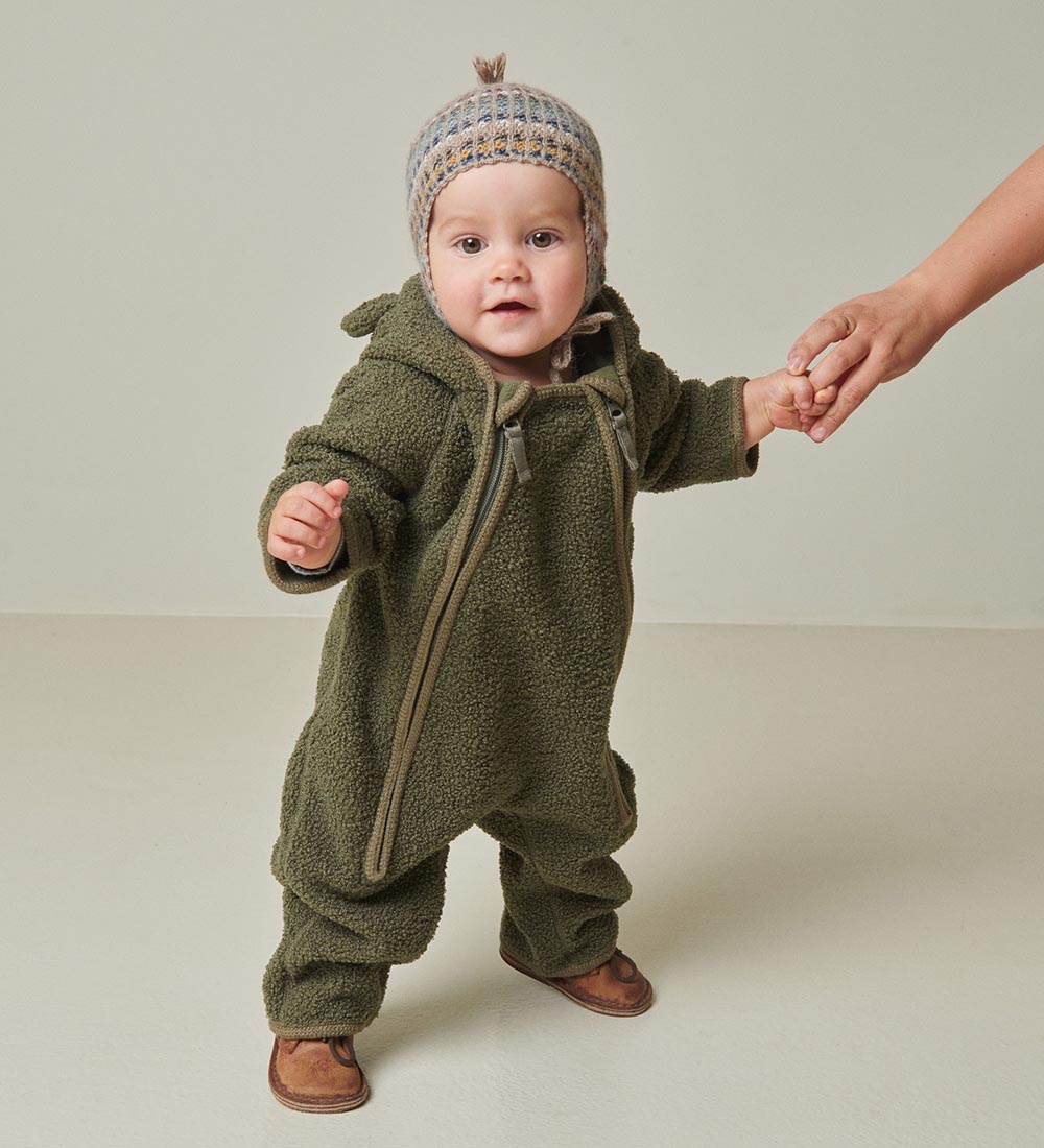 MarMar Fleecedragt - Teddy - Robert - Olive Leaf