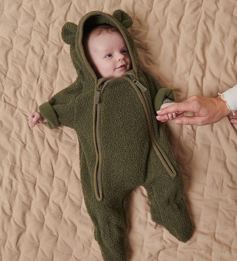 MarMar Fleecedragt - Teddy - Robert B - Olive Leaf
