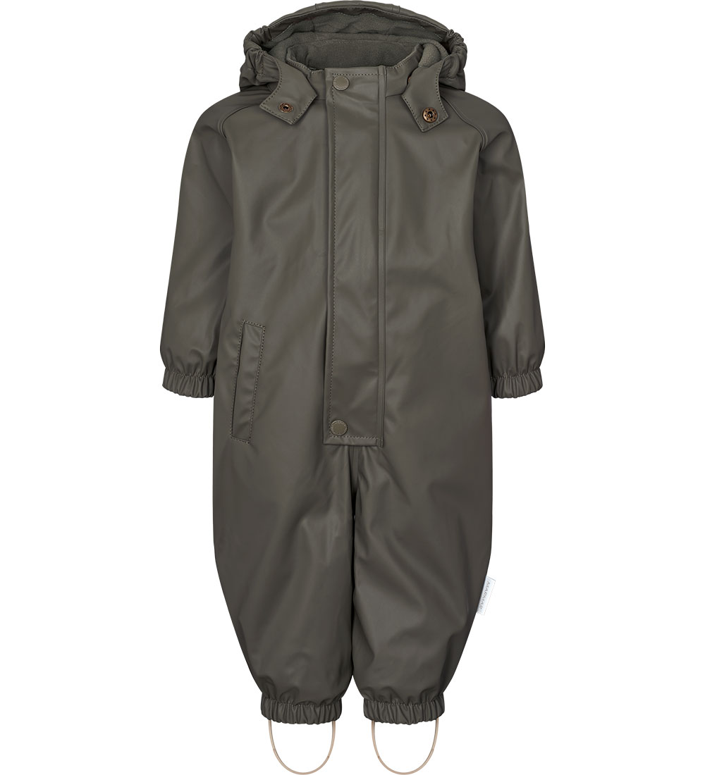 MarMar Regndragt m. Fleece - PU - Orion - Olive Leaf