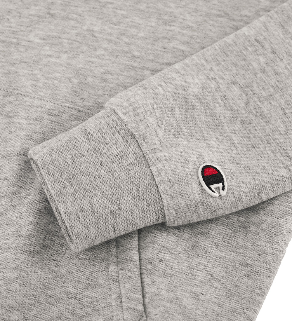 Champion Hættetrøje - New Oxford Grey Melange