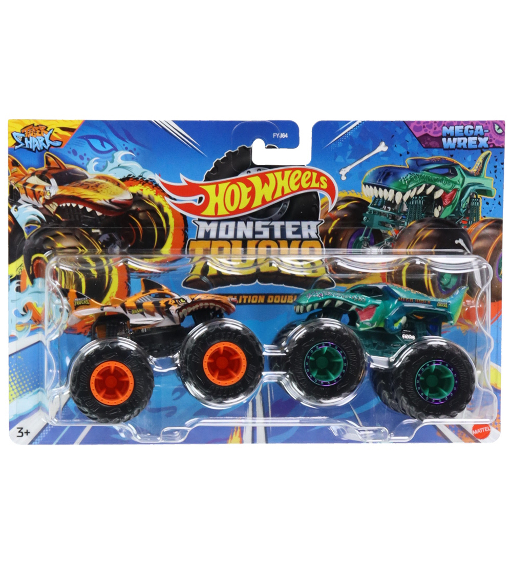 Hot Wheels Biler - 2-pak - Tiger Shark & Mega-Wrex