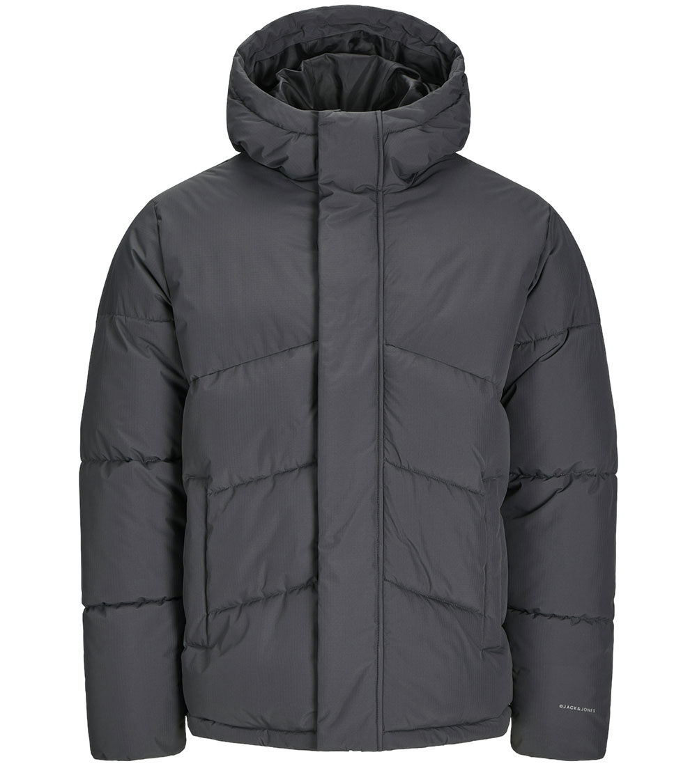Jack & Jones Dynejakke - JjWorld - Asphalt