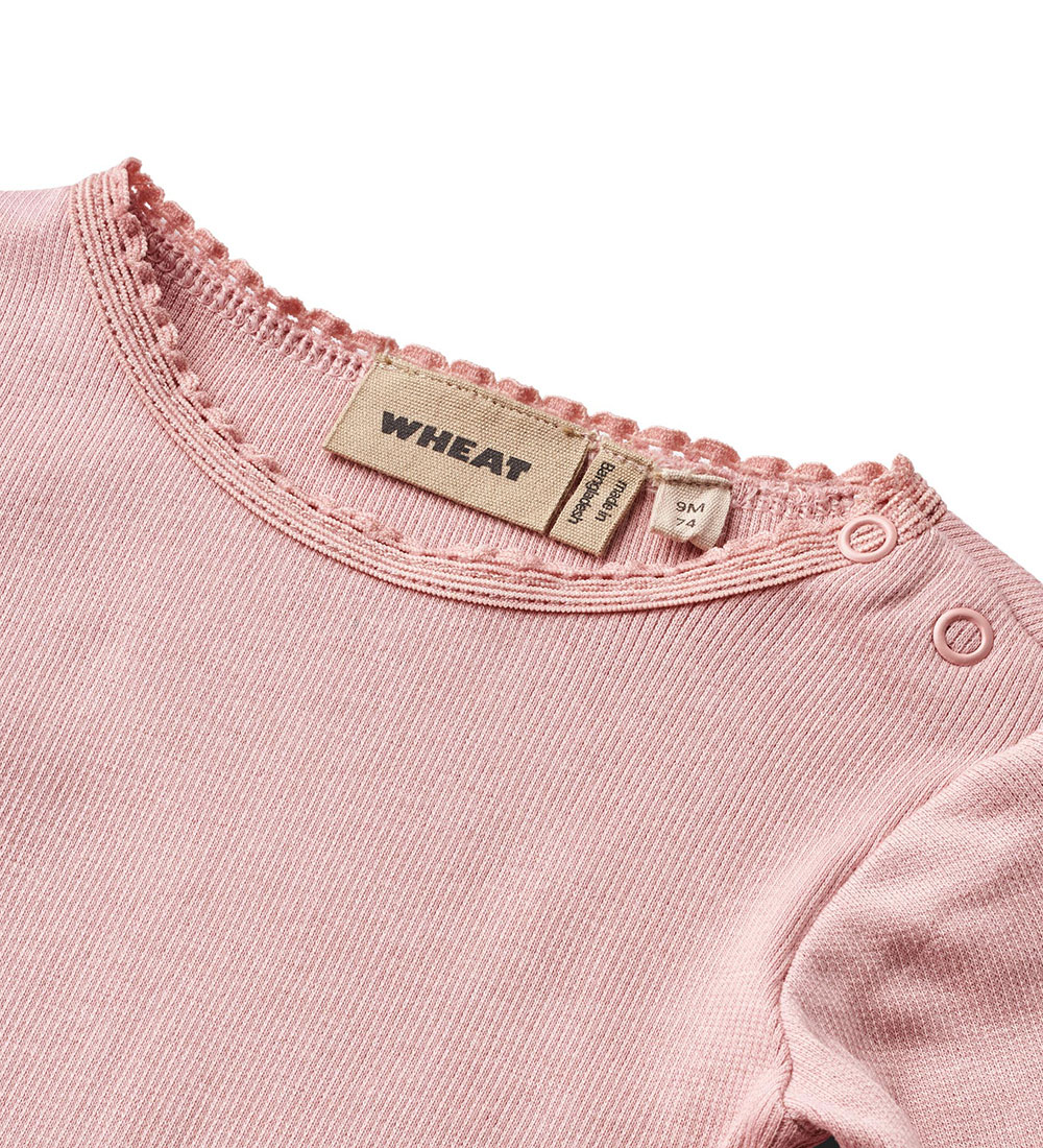 Wheat Bluse - Rib - Reese - Rose Frost
