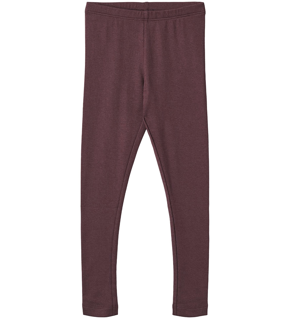 Wheat Leggings - Rib - Maddy - Eggplant