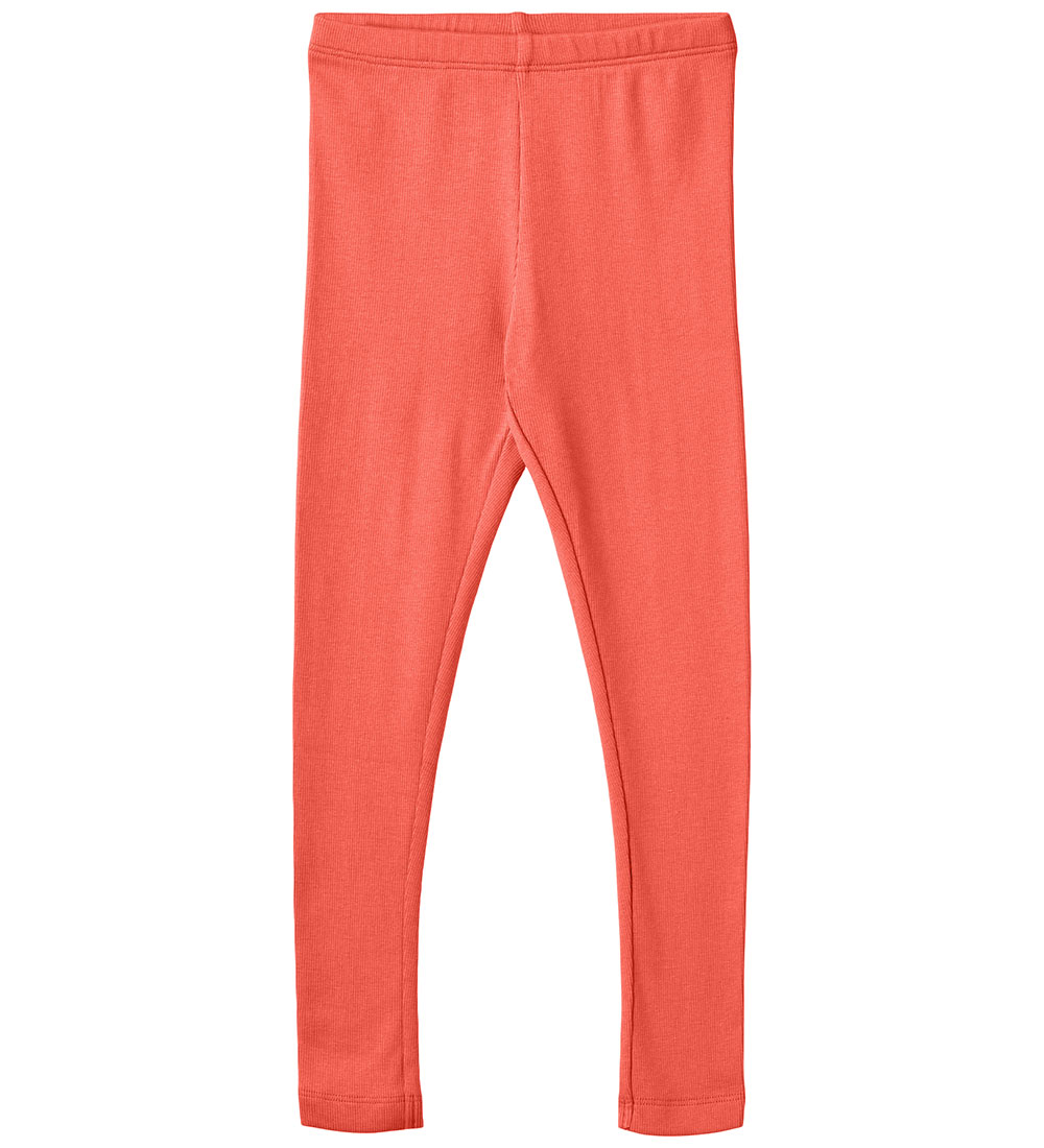Wheat Leggings - Rib - Maddy - Candy Red