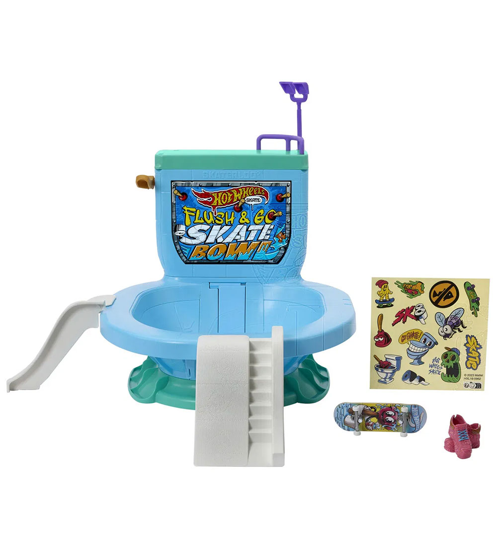 Hot Wheels Skaterbane - Skate Flush & Go Skate Bowl