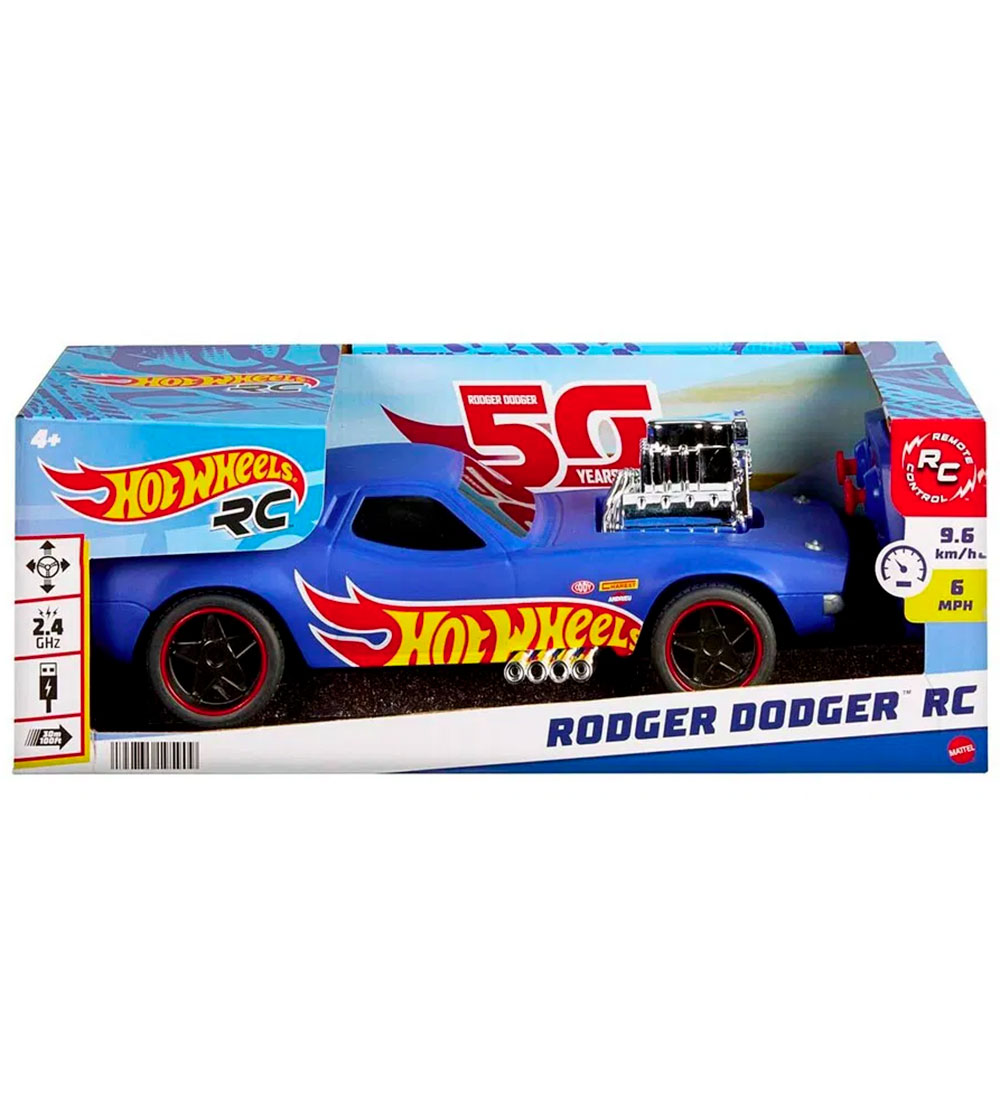 Hot Wheels Fjernstyret Bil - Rodger Dodger 1:16