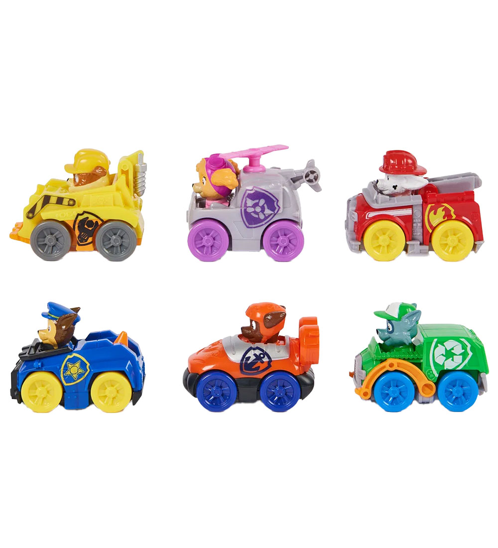 Paw Patrol Biler - 6-pak - Pup Squad Racer