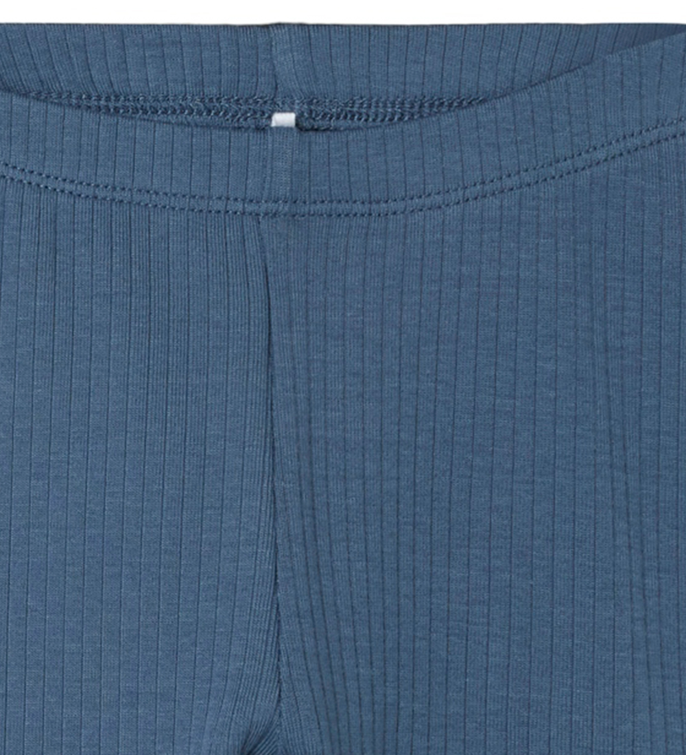 Name It Leggings - Rib - NbmNoe - Vintage Indigo