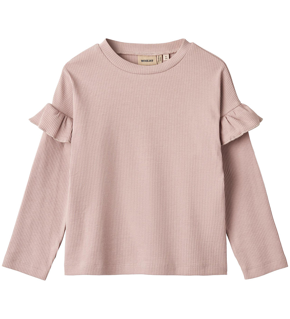 Wheat Bluse - Rib - Belinda - Dry Rose