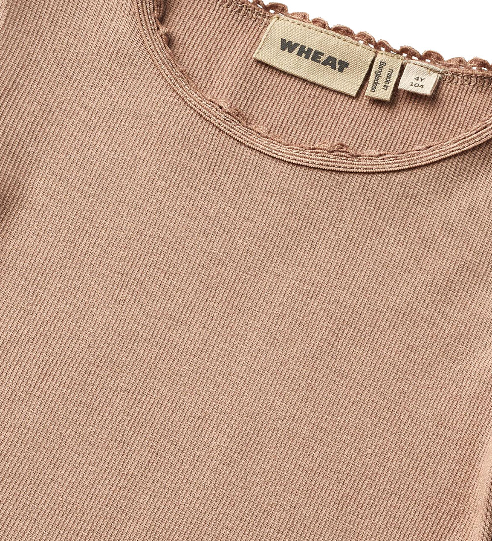 Wheat Bluse - Rib - Reese - Nougat Rose