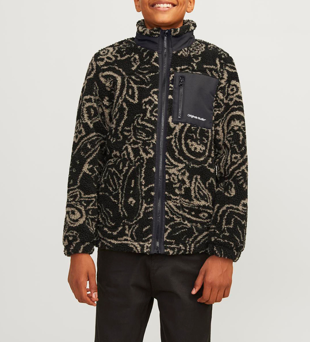 Jack & Jones Fleecejakke - JorVesterbro - Tap Shoe/Jacquard