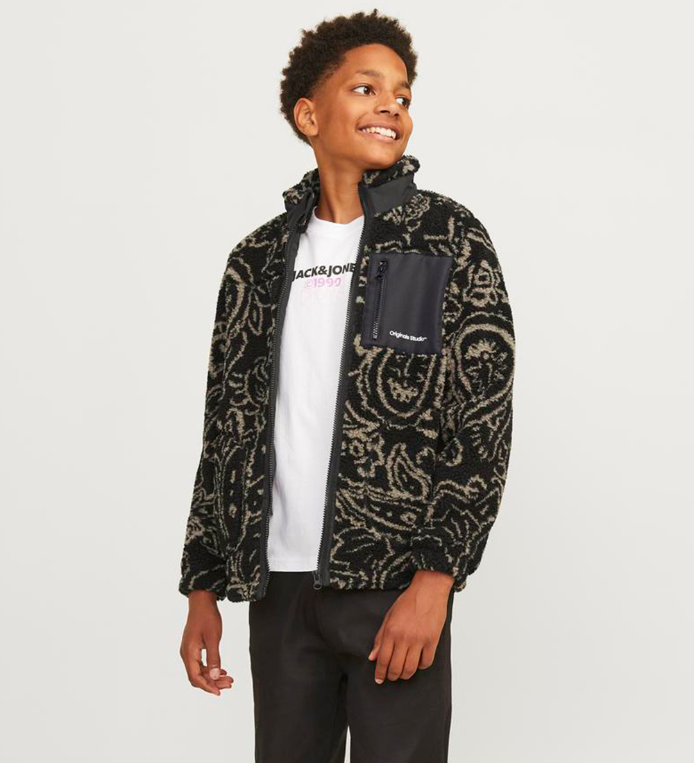 Jack & Jones Fleecejakke - JorVesterbro - Tap Shoe/Jacquard
