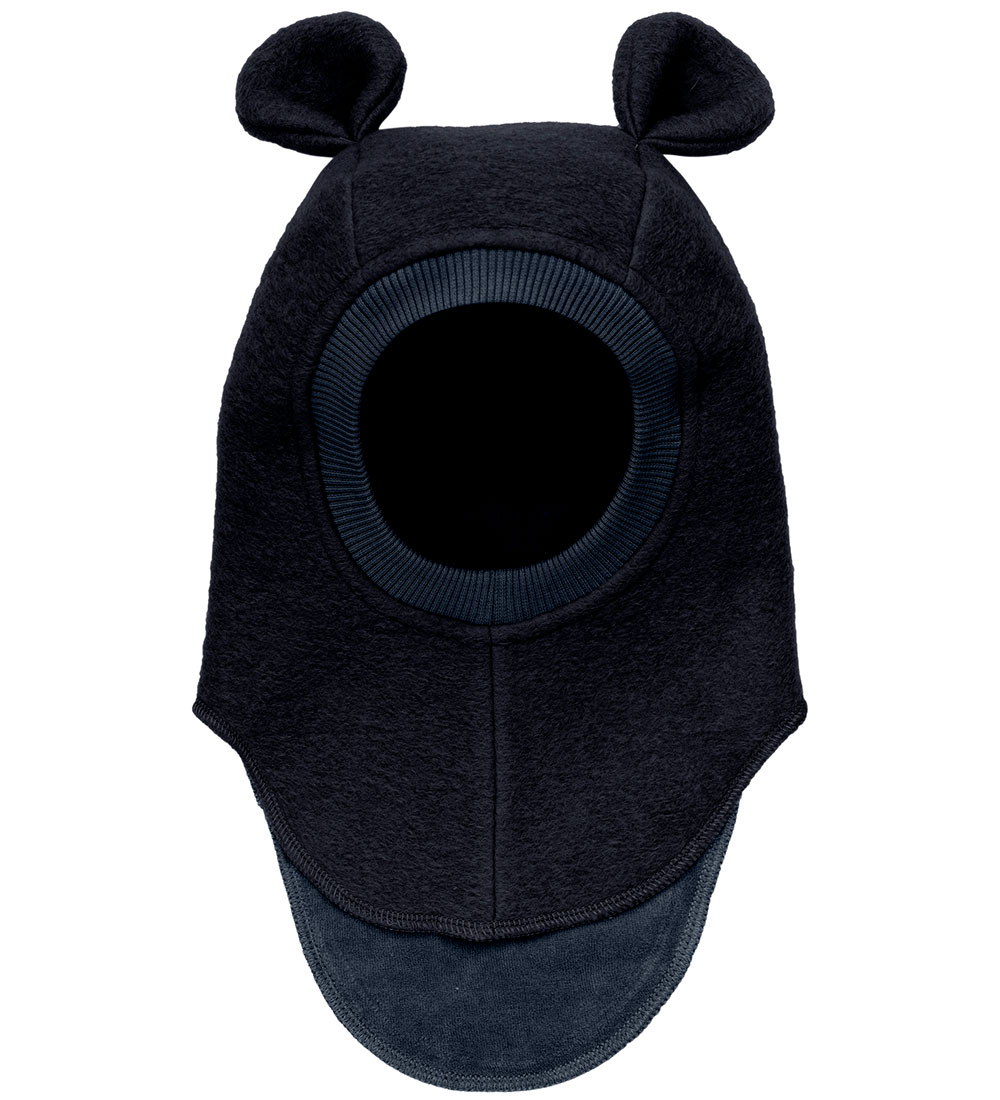 Huttelihut Elefanthue - Uld - 2-lags - Dark Navy m. Ører