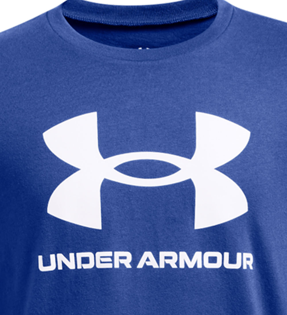 Under Armour T-Shirt - Sportstyle Logo - Tech Blue