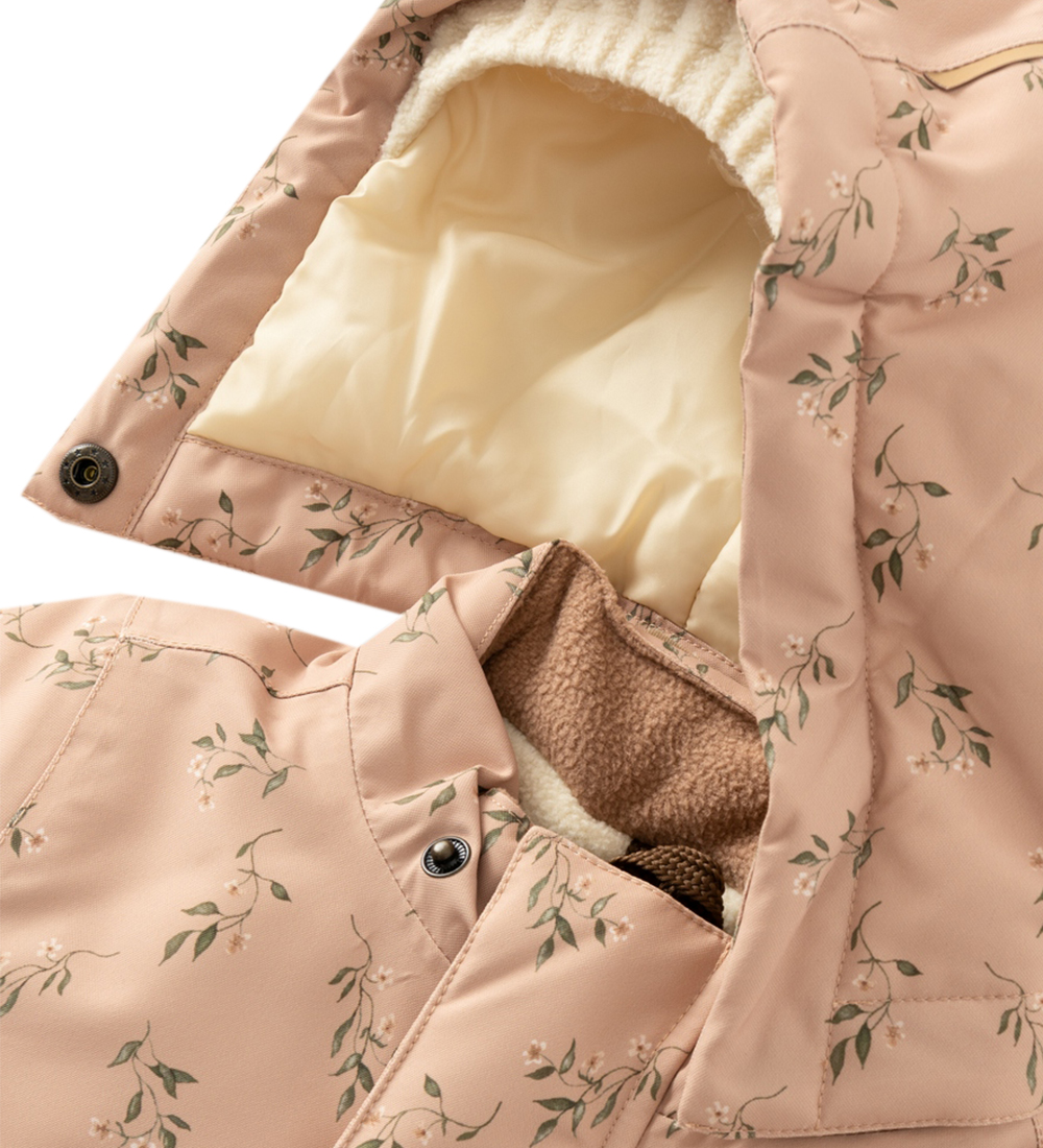 Lil Atelier Dynejakke - NmfLasnow10 - Rugby Tan