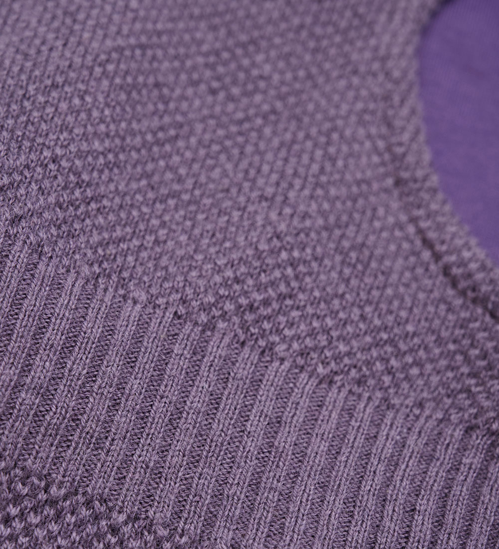 Minymo Elefanthue - Uld/Bomuld - 2-lags - Purple Sage