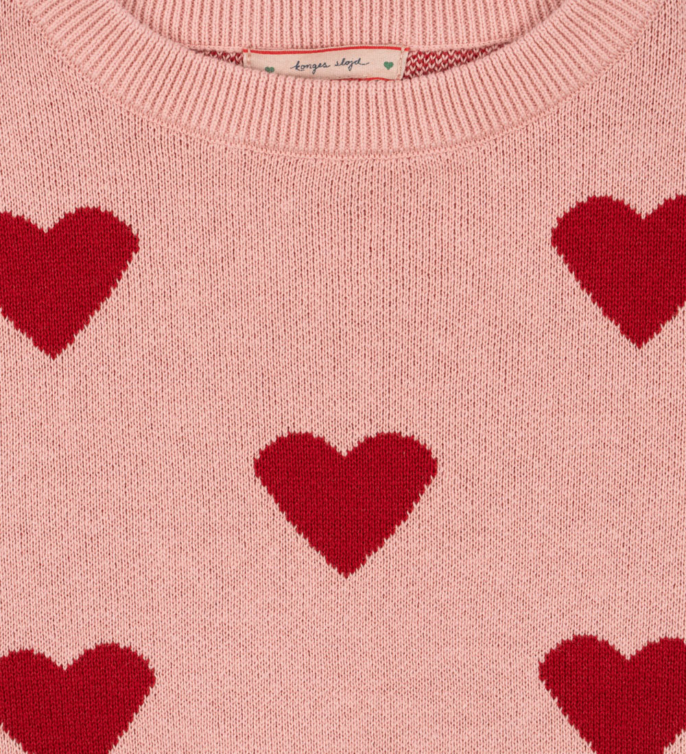 Konges Sløjd Bluse - Strik - Lapis - Mellow Rose