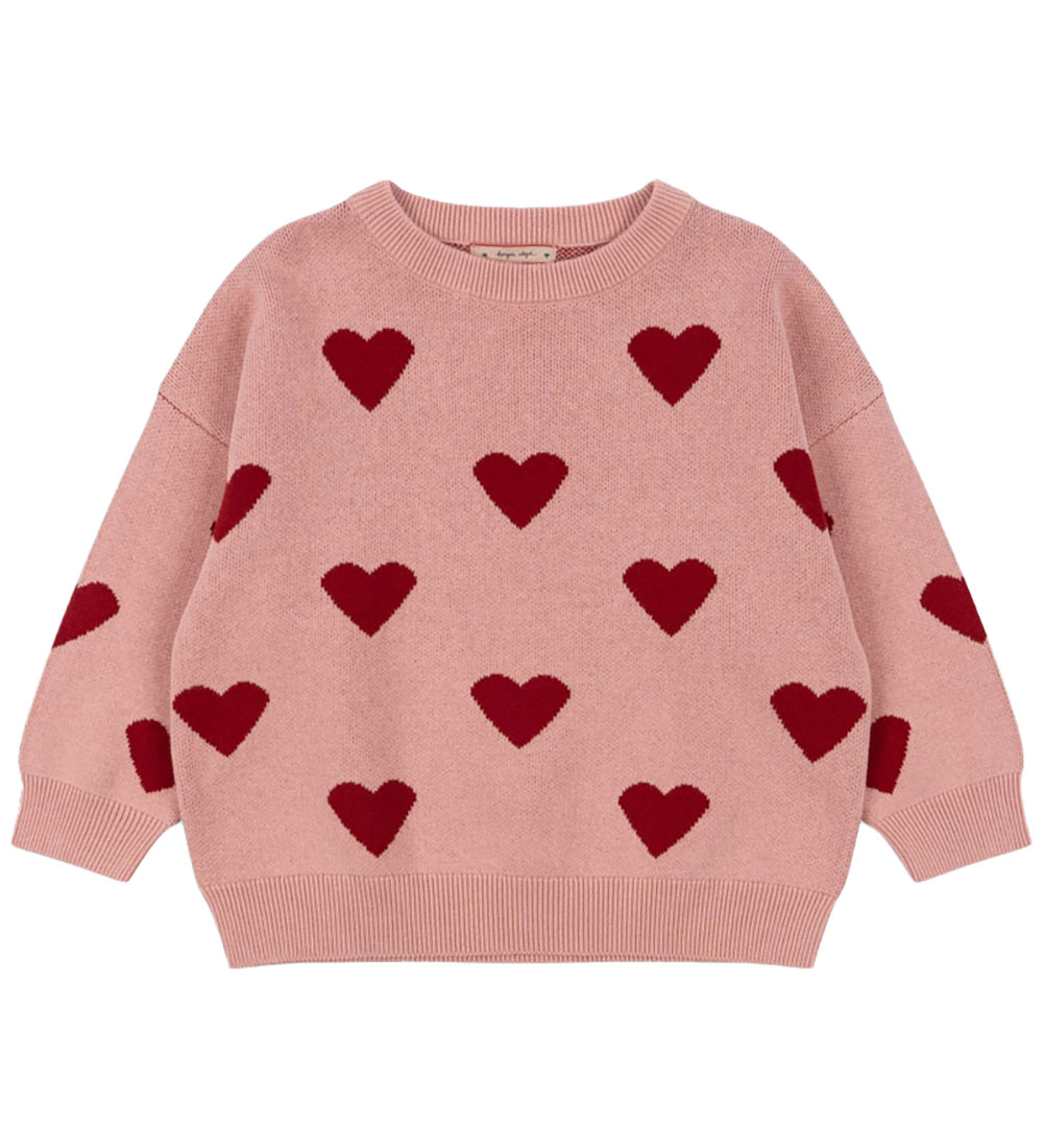 Konges Sløjd Bluse - Strik - Lapis - Mellow Rose
