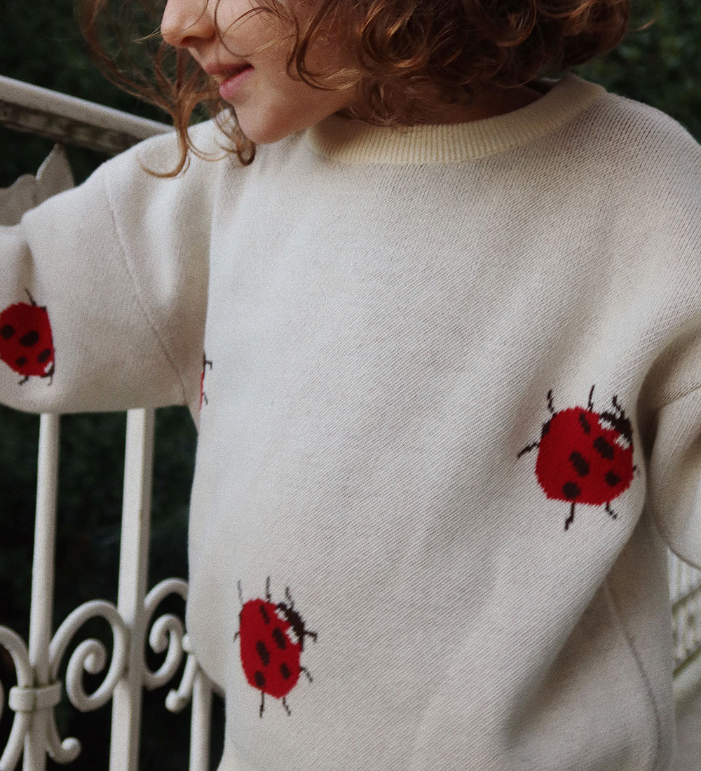 Konges Sløjd Bluse - Strik - Lapis - Ladybug
