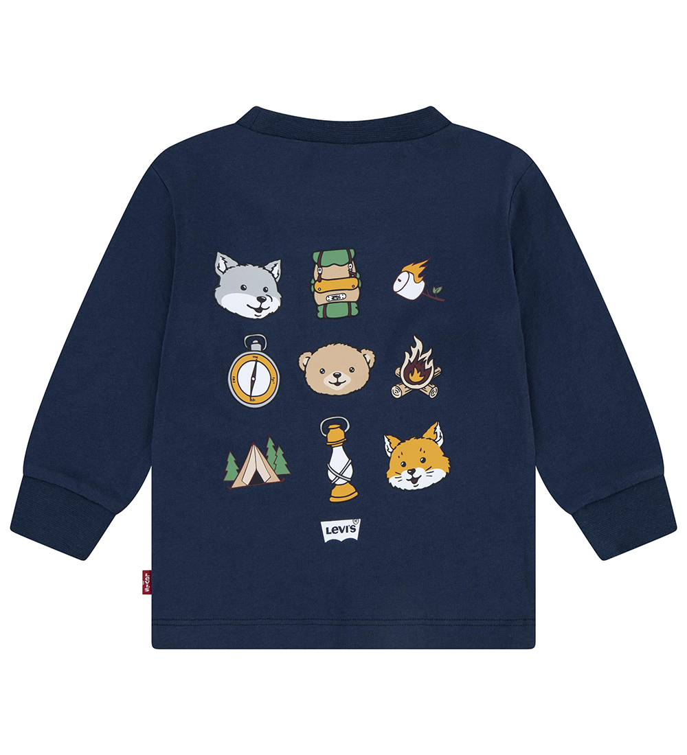 Levis Bluse - Dress Blues m. Print