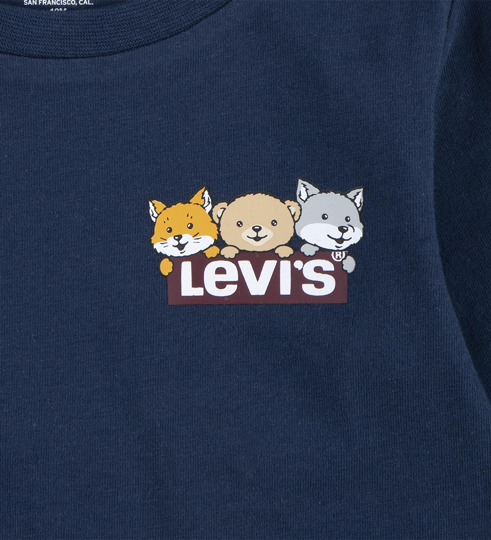 Levis Bluse - Dress Blues m. Print
