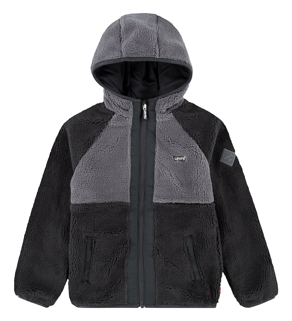 Levis Fleecejakke - Pirate Black/Grå