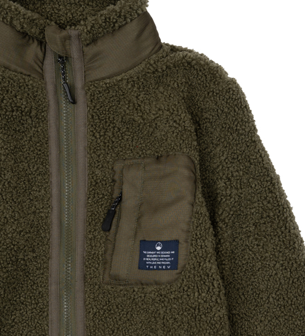 The New Fleecejakke - Teddy - TNLeopold - Ivy Green