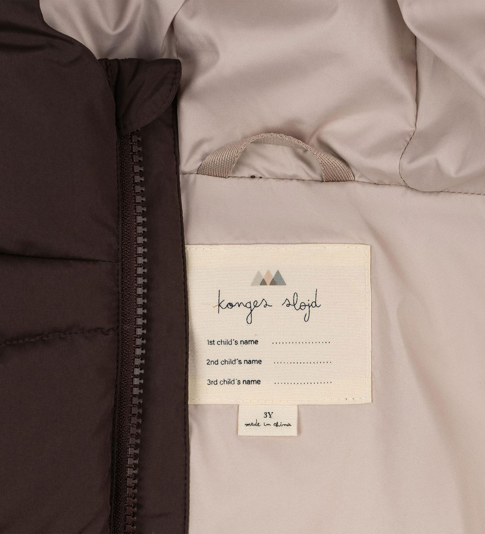 Konges Sløjd Dynejakke - Alpi - Chocolate Brown