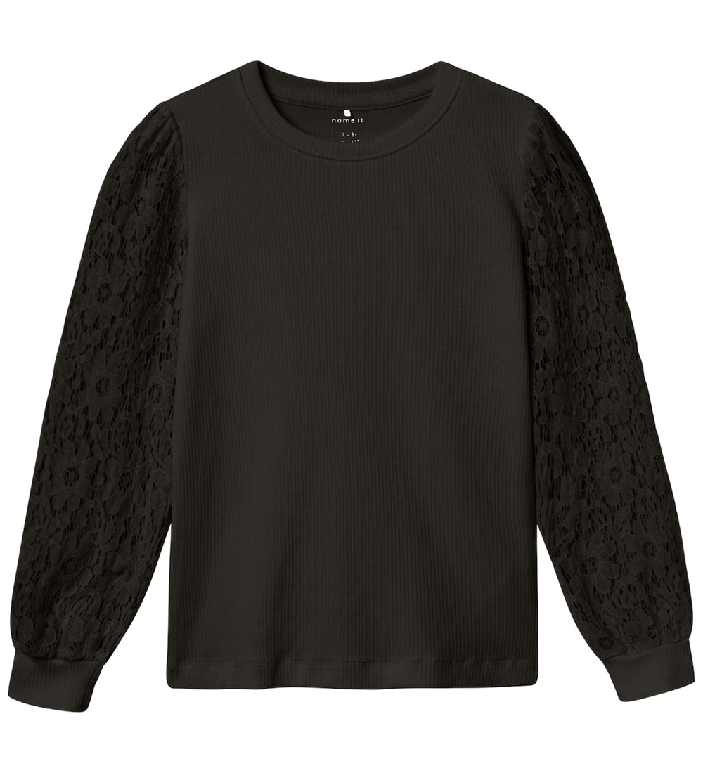 Name It Bluse - NkfOlag - Sort m. Blonder
