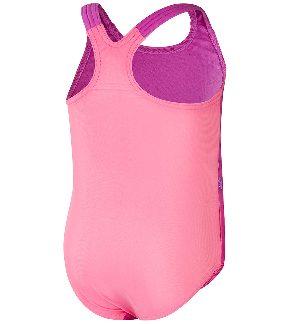 Speedo Badedragt - Digital Printed - Pink/Purple