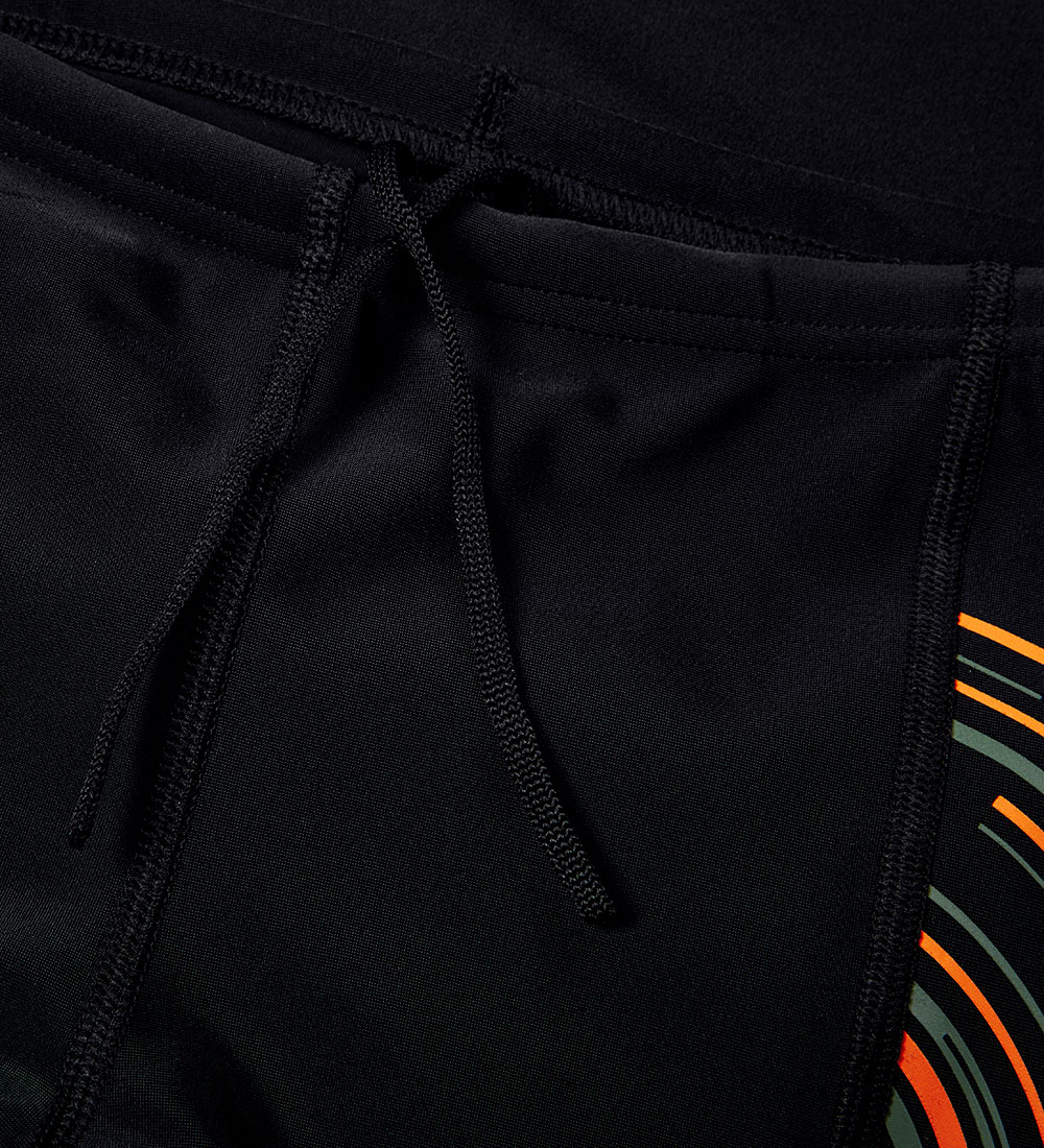 Speedo Badebukser - Plastisol Placement Aquashort - Black/Green