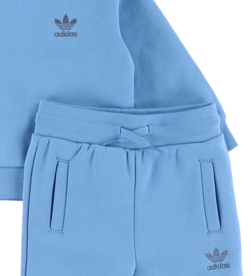 adidas Originals Sweatsæt - Trefoil CS - Lyseblå