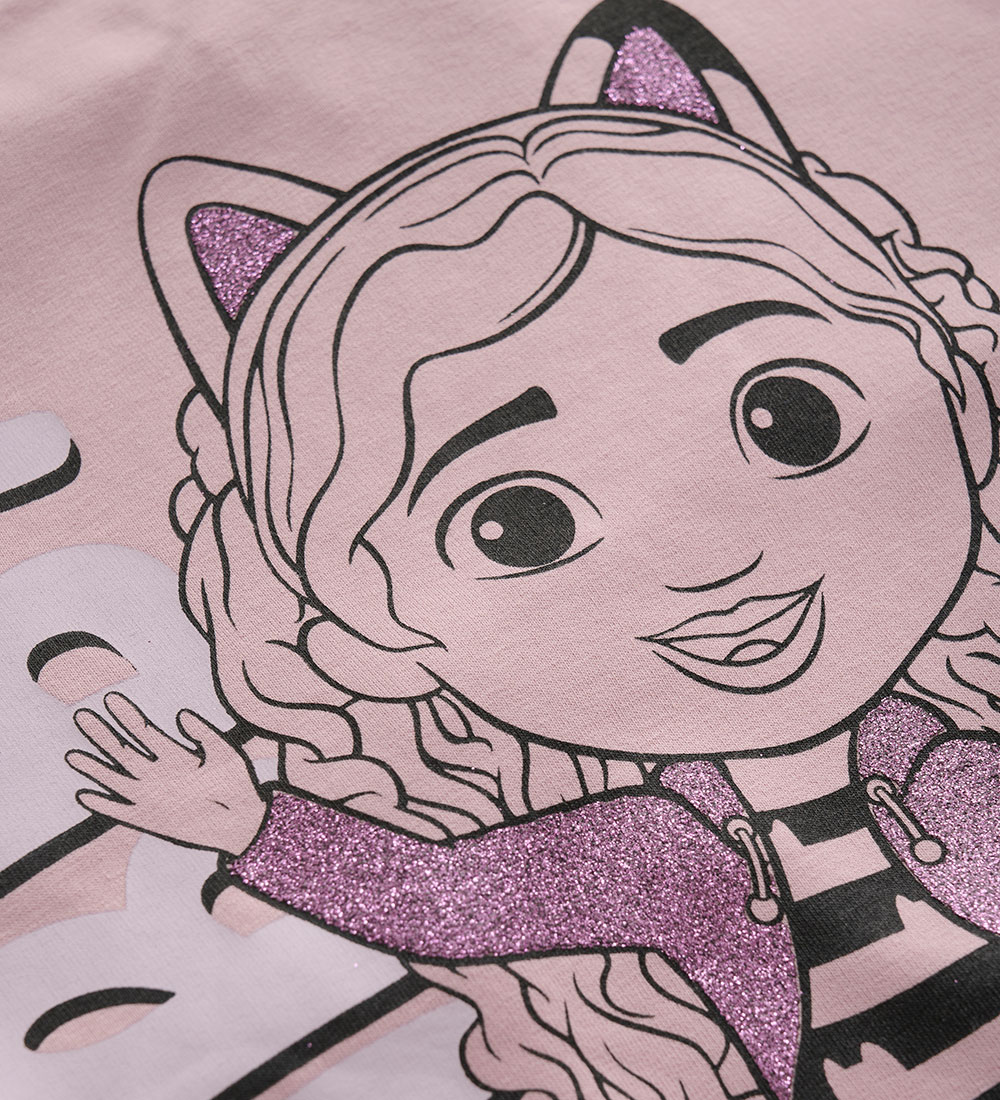 Minymo Sweatkjole - Dawn Pink m. Gabby's Dollhouse