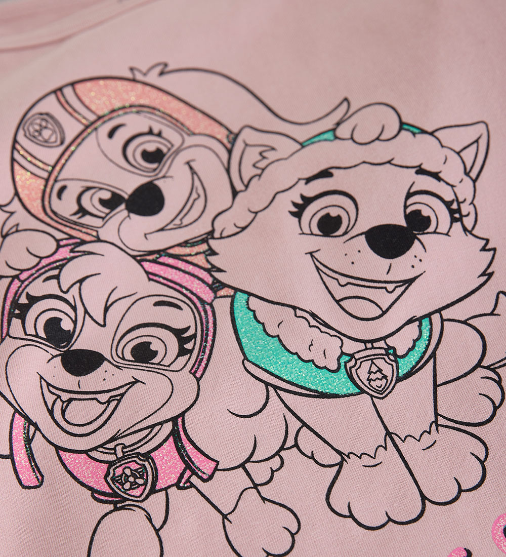 Minymo Bluse - Pale Mauve m. Paw Patrol