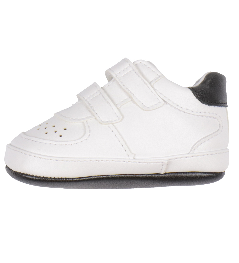Calvin Klein Sko - Low Cut Velcro - Hvid/Sort