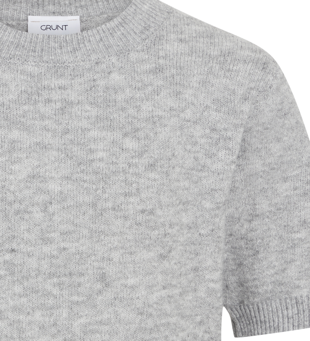 Grunt T-shirt - Strik - GRIsa - Grey