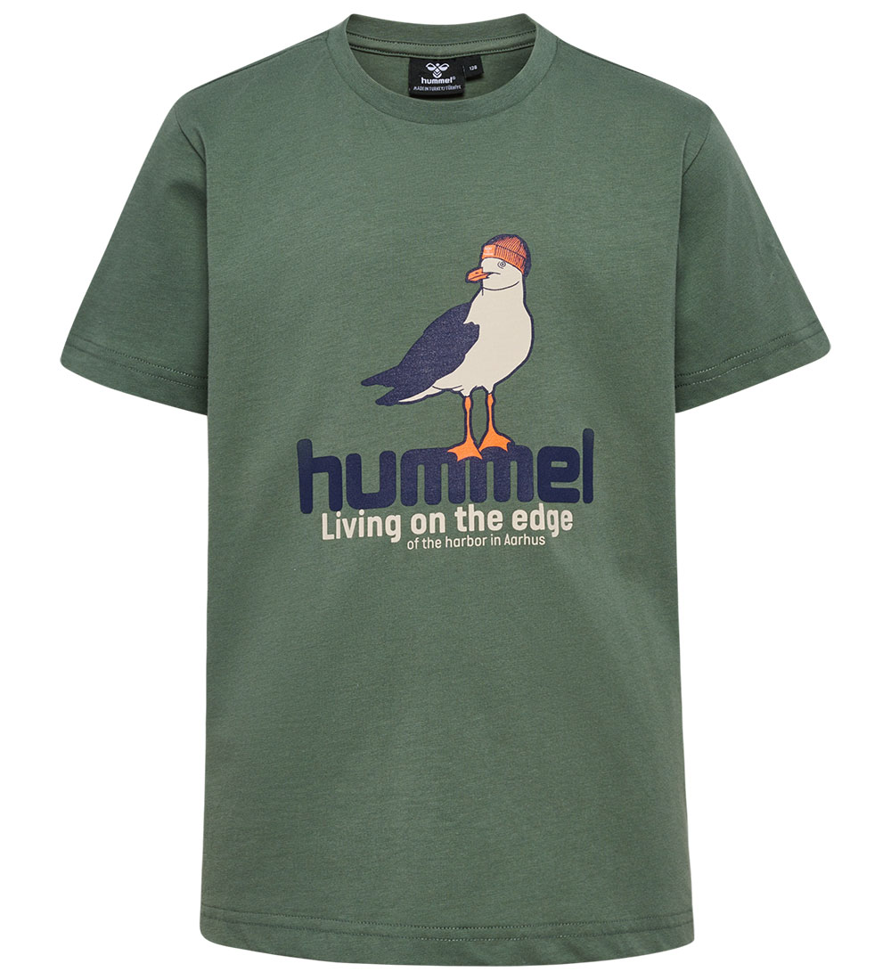 Hummel T-shirt - HmlPrint - Laurel Wreath/Black Iris