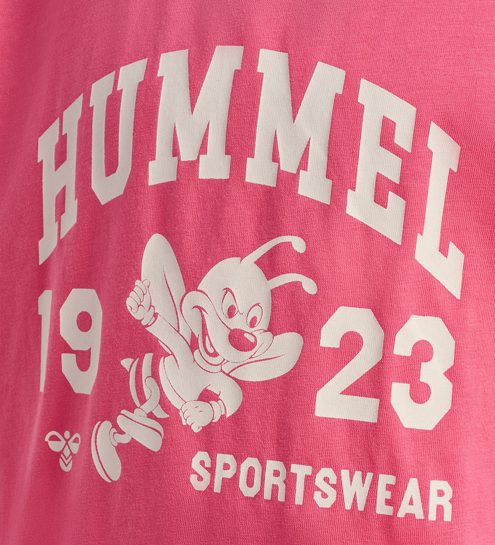 Hummel T-shirt - HmlPrint - Bubblegum