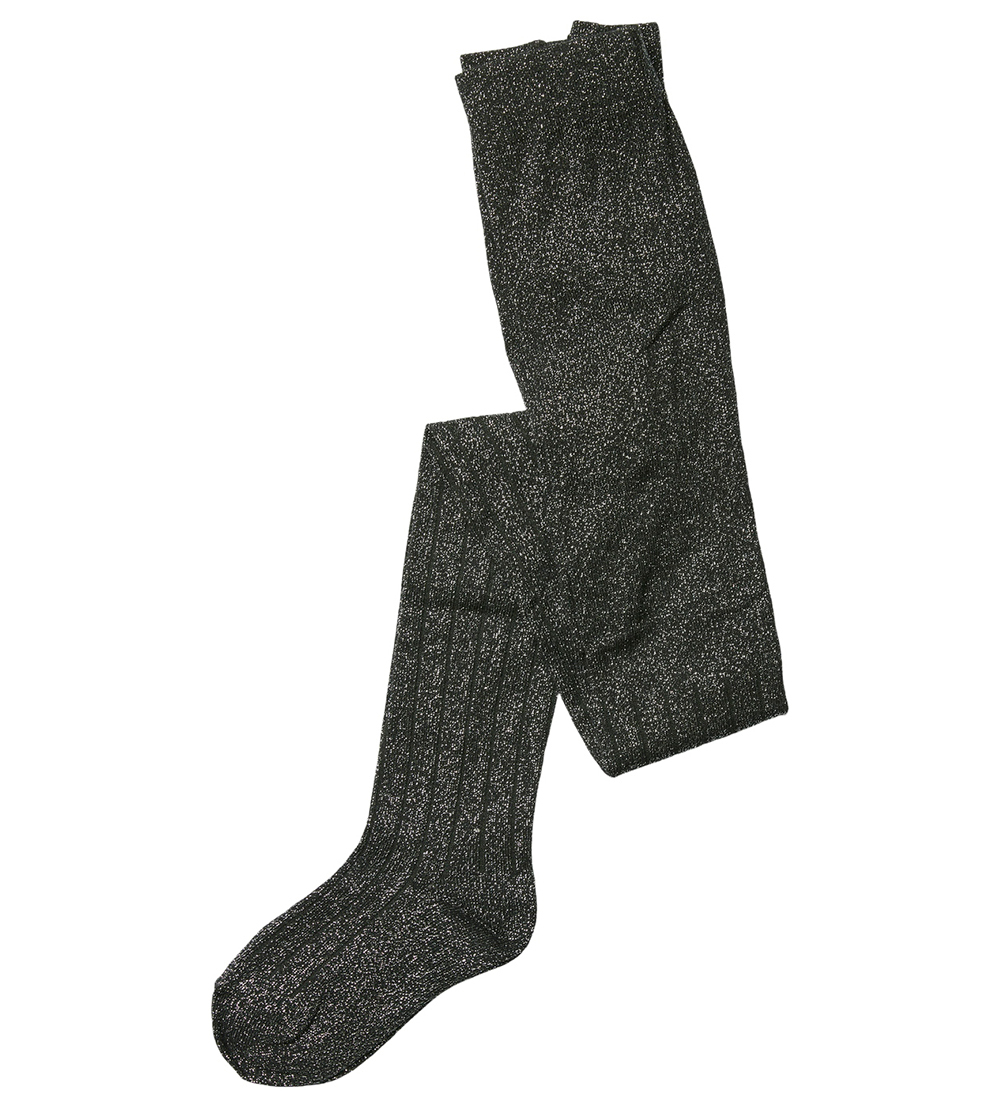 Vero Moda Girl Strømpebukser - 2-pak - Rib - VmKira - Sort m. Gl