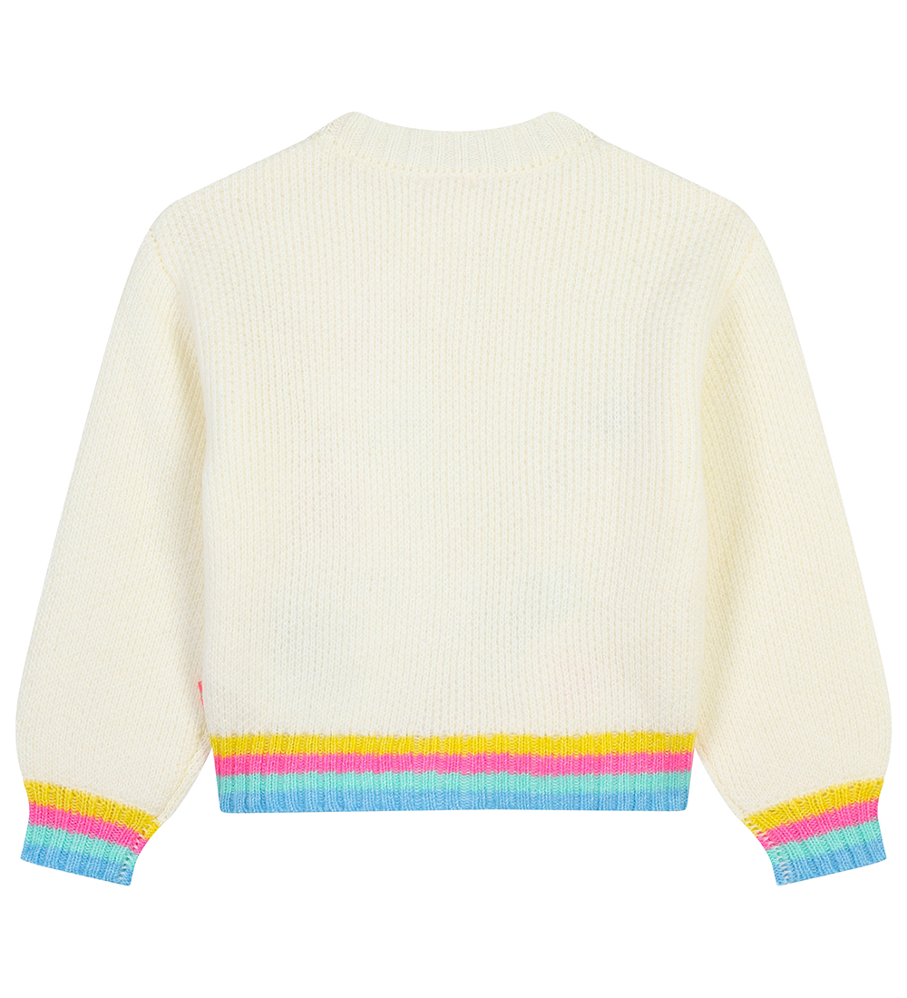 Billieblush Cardigan - Strik - Ivory m. Hjerter