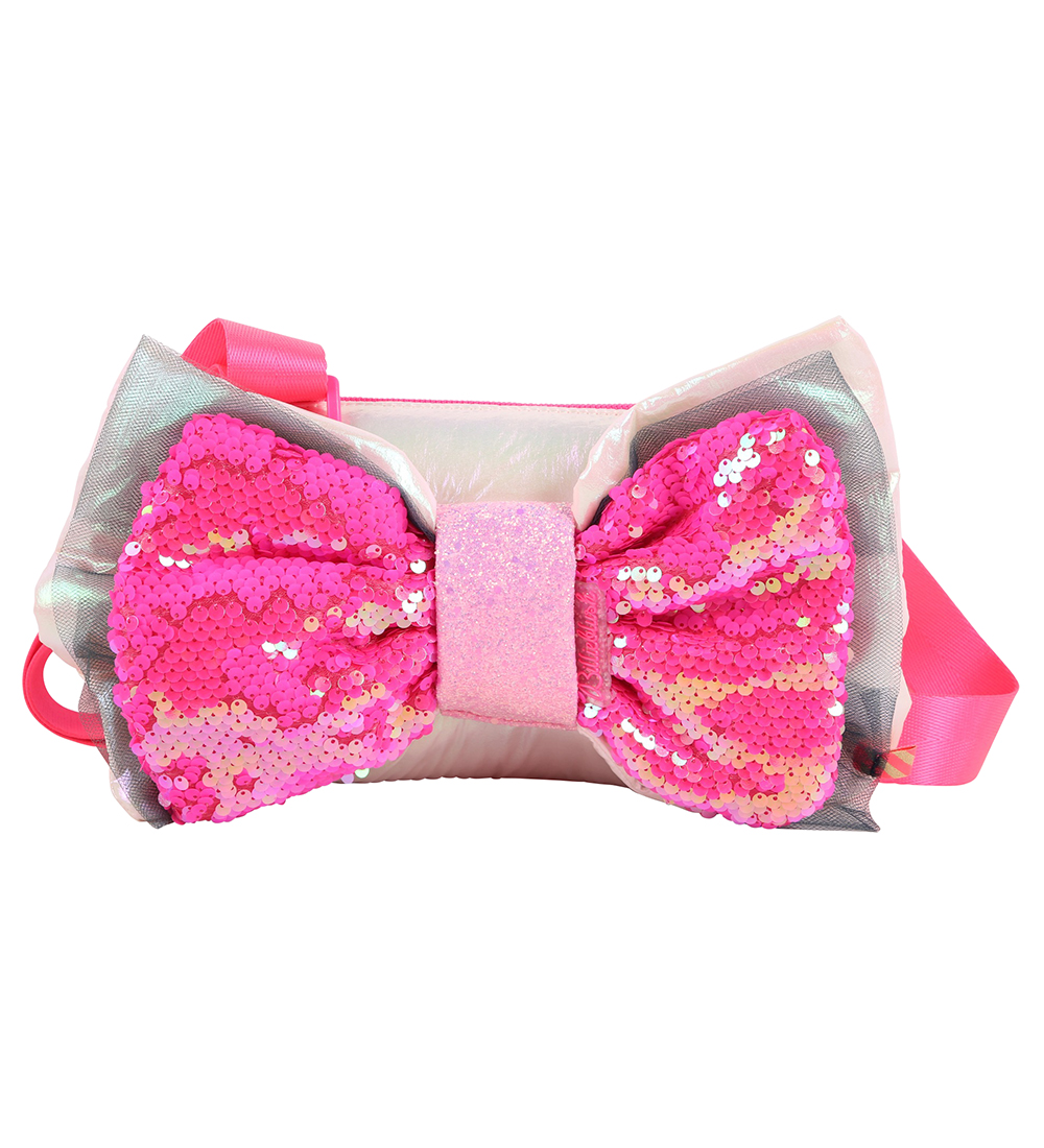 Billieblush Skuldertaske - Pink/Pallietter m. Sløjfr