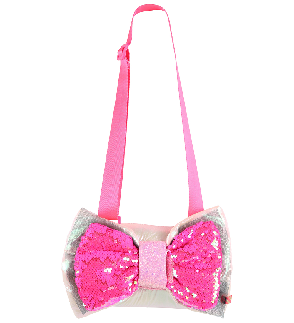 Billieblush Skuldertaske - Pink/Pallietter m. Sløjfr
