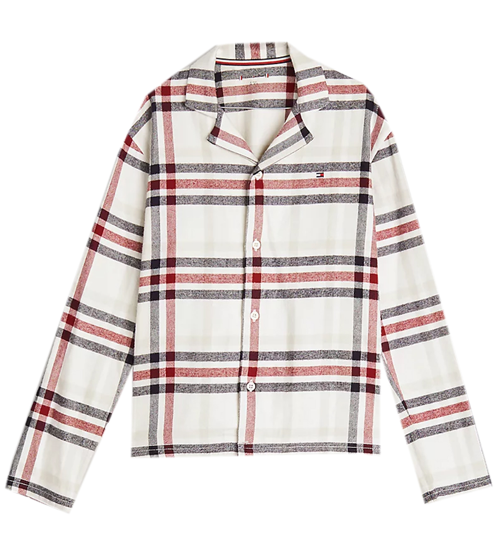 Tommy Hilfiger Nattøj - 2-delt - Heritage Check Ivory