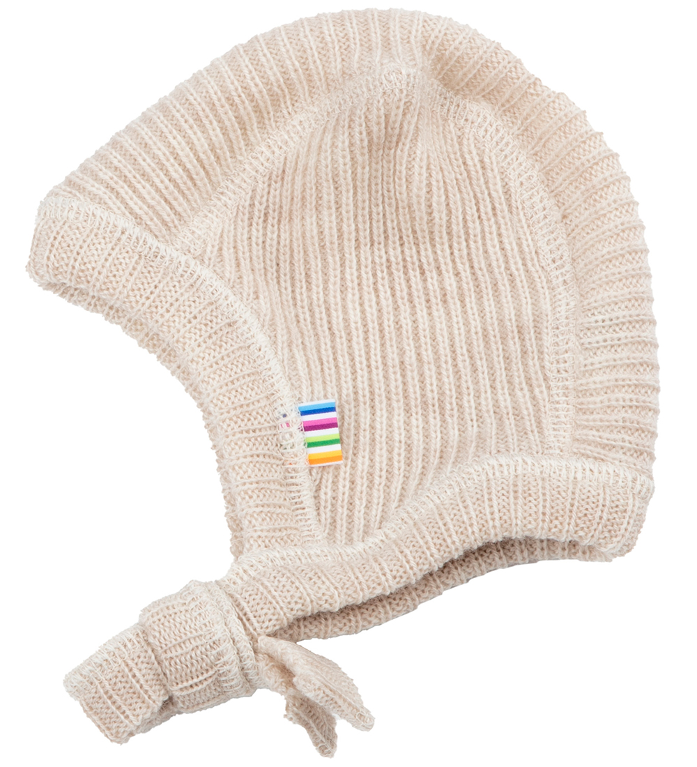 Joha Babyhjelm - Strik - Uld - Creme