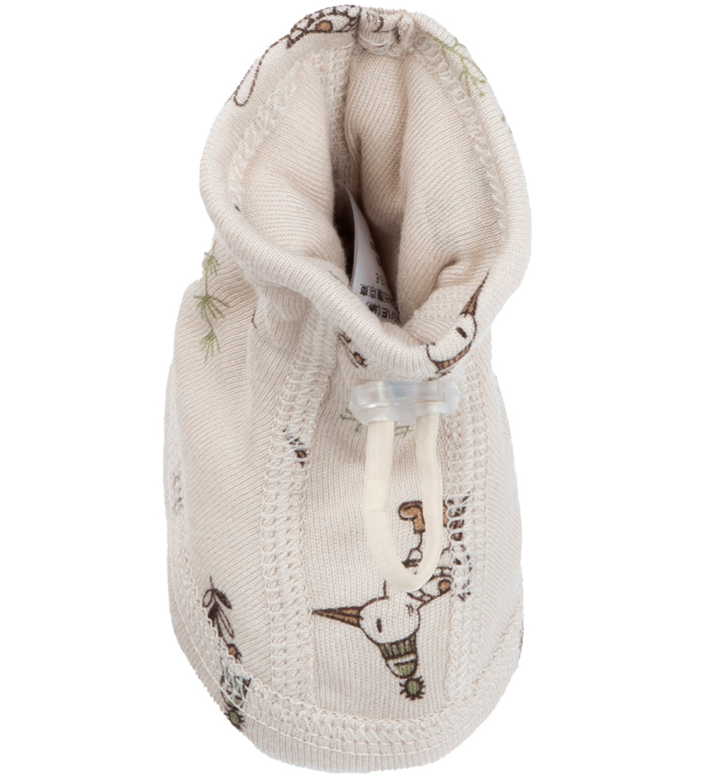 Joha Futter - Bambus - 2-Lags - Beige m. Fugle