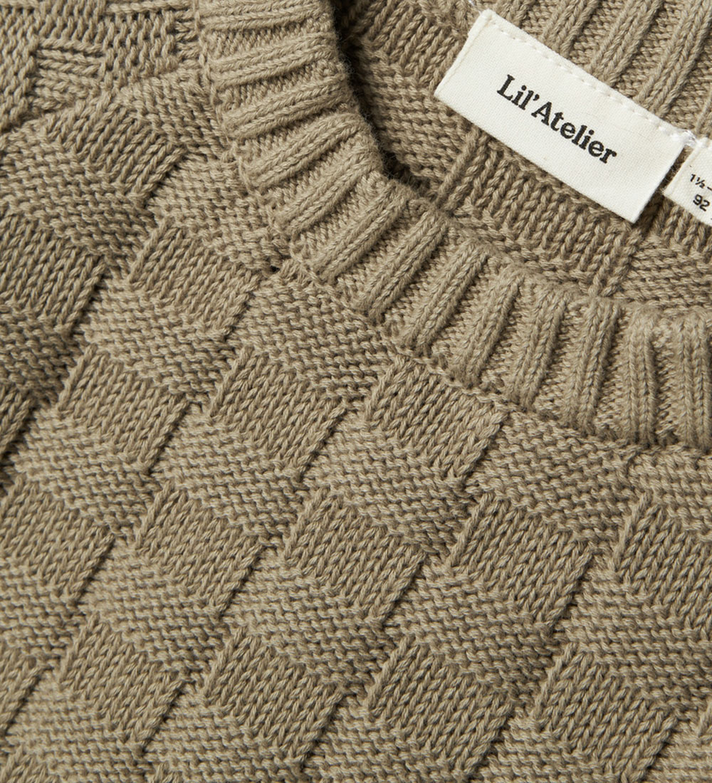 Lil Atelier Bluse - Strik - NmmLarson - Laurel Oak