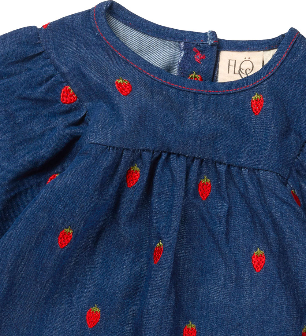 Flöss Kjole - Colette - Berry Denim