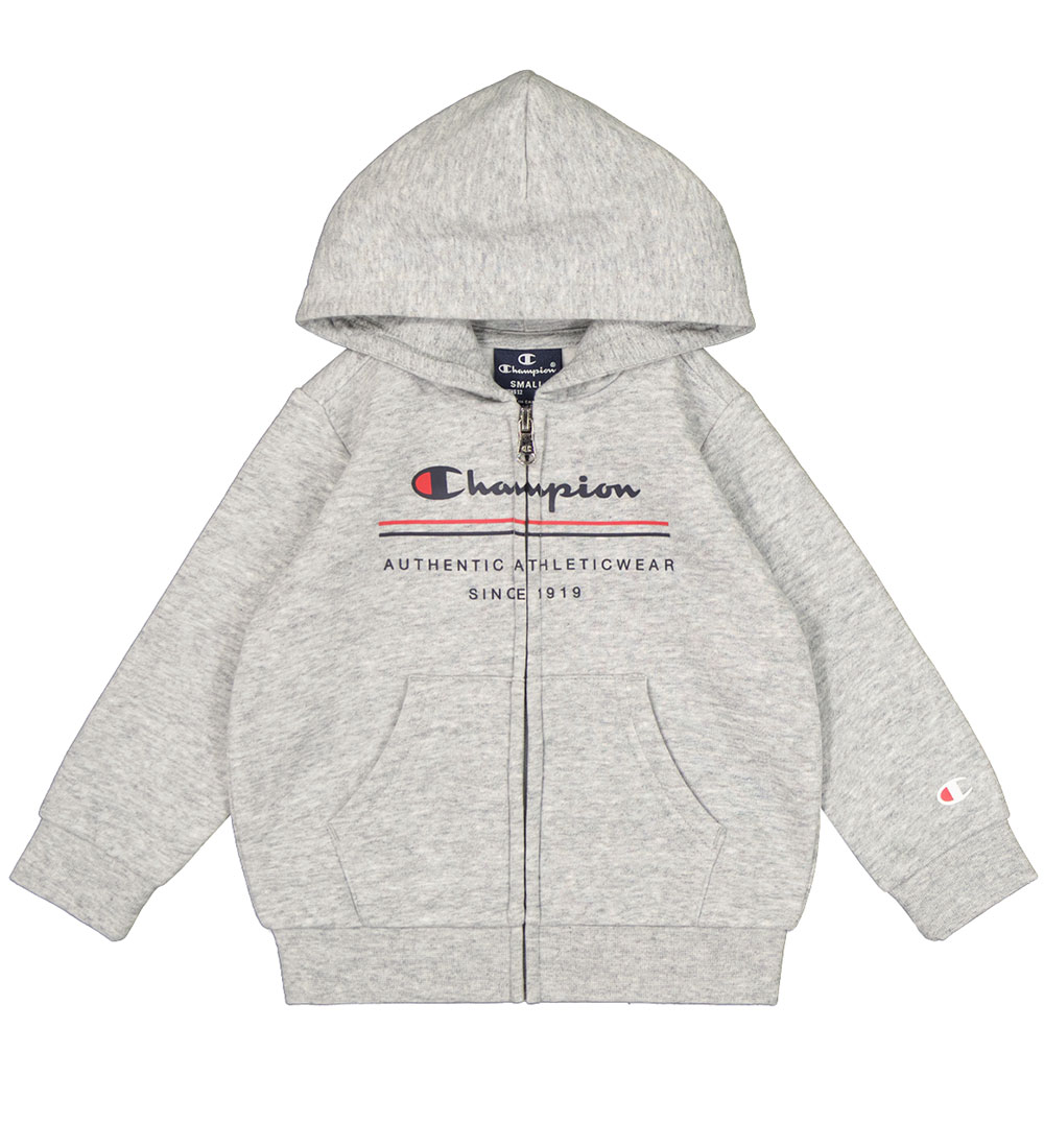 Champion Sweatsæt - Full Zip - New Oxford Grey Melange
