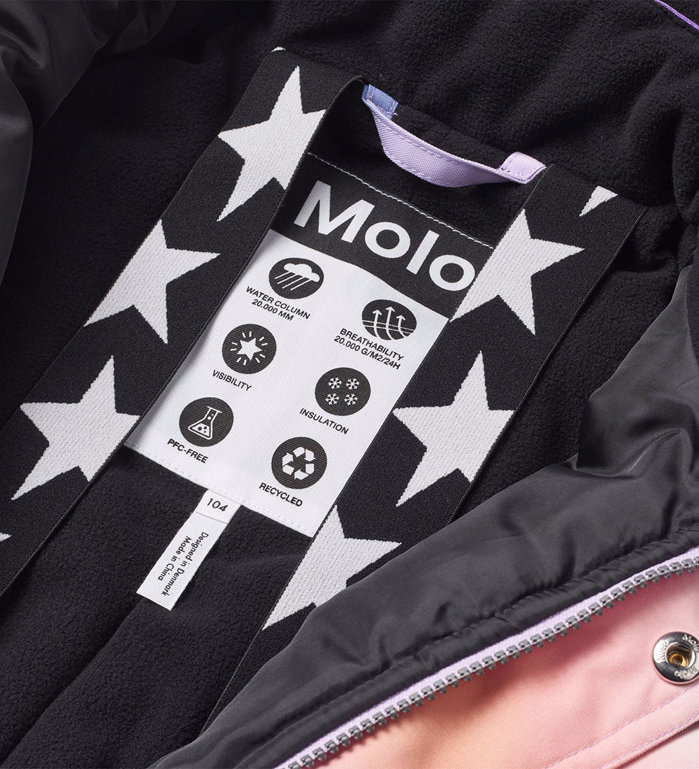 Molo Flyverdragt - Polaris - Wavy Rainbow